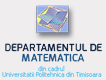 Departamentul de Matematică